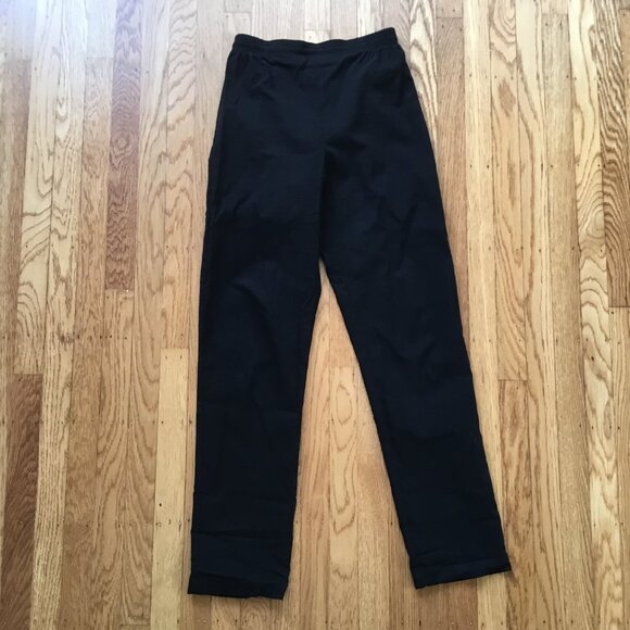 Vintage A La Mode by Xiao Black Rayon Nylon Pants M - Picture 1 of 5